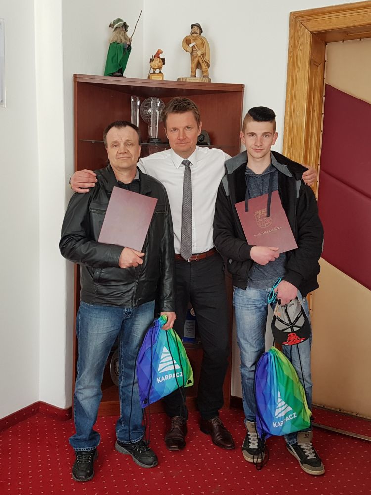 Podziękowanie za bohaterską postawę mieszkańców Karpacza