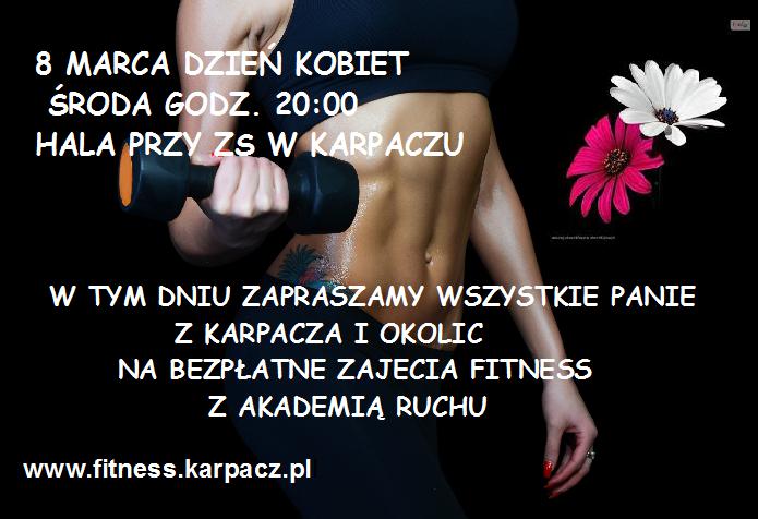 Z okazji Dnia Kobiet - bezpłatne zajęcia fitness!