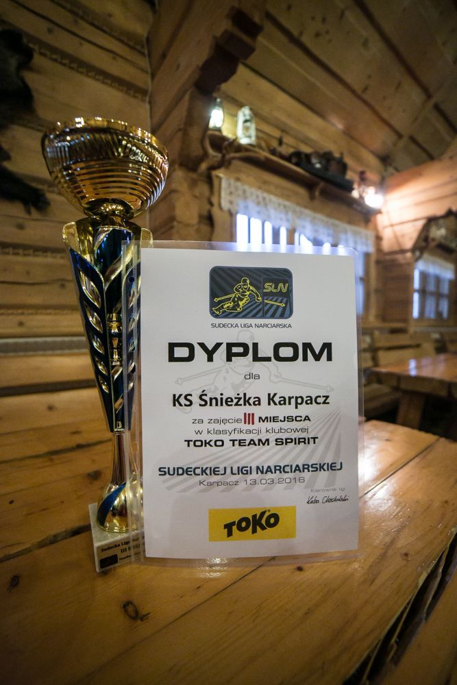 KS „Śnieżka” Karpacz na podium Sudeckiej Ligi Narciarskiej!