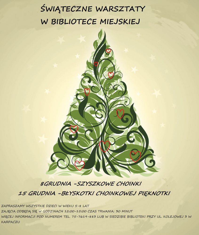 Świąteczne warsztaty w Bibliotece Miejskiej