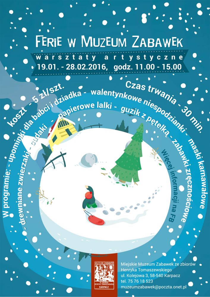 Ferie w Muzeum Zabawek - warsztaty artystyczne