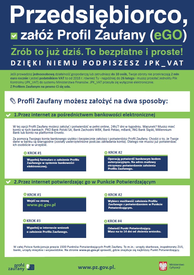 Informacja dla Przedsiębiorców