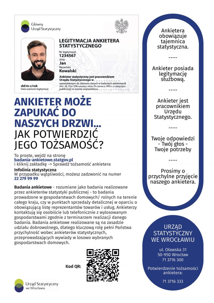 Informacja o badaniach ankietowych Głównego Urzędu Statystycznego
