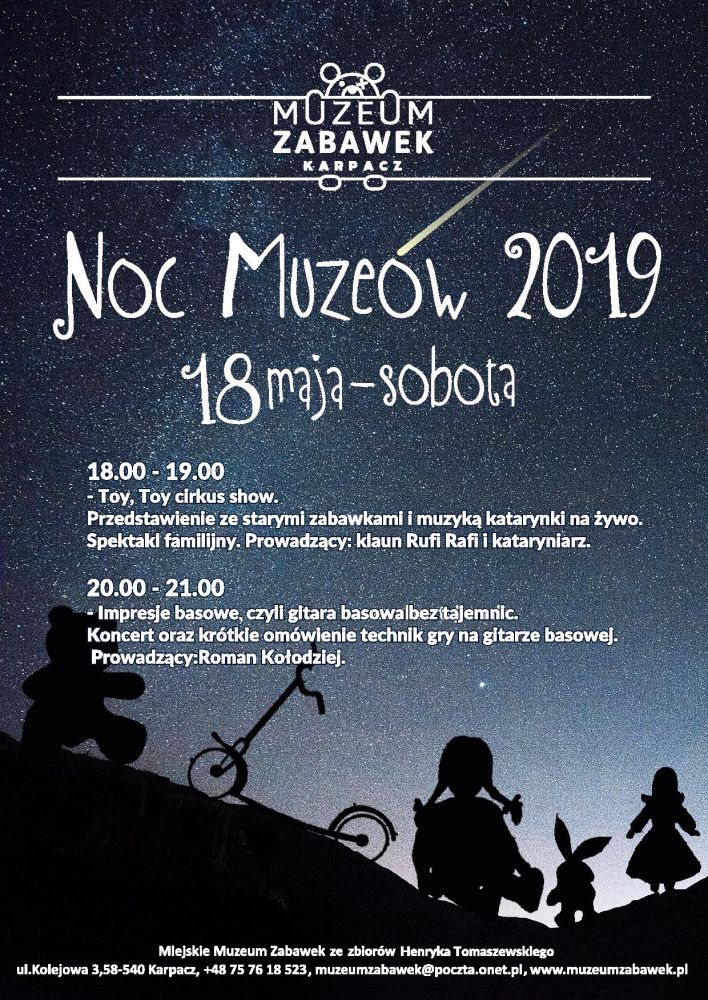 Noc Muzeów w Miejskim Muzeum Zabawek