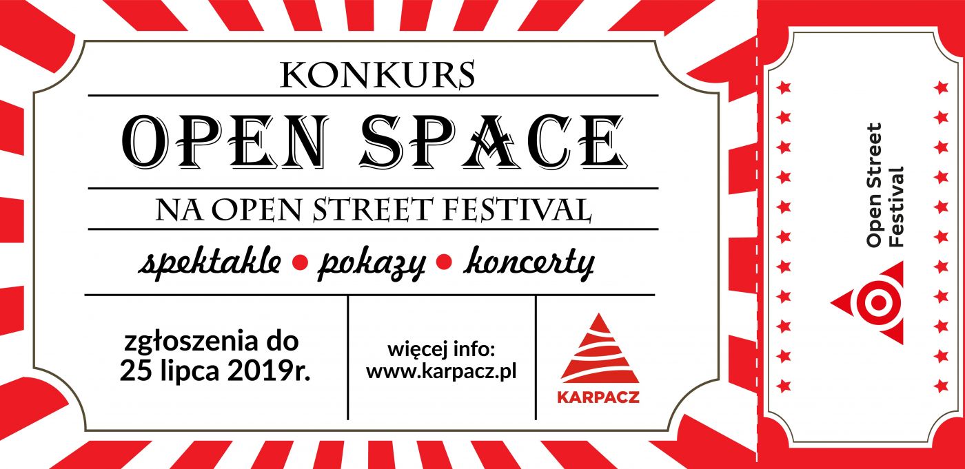 Konkurs OPEN SPACE na Open Street Festival