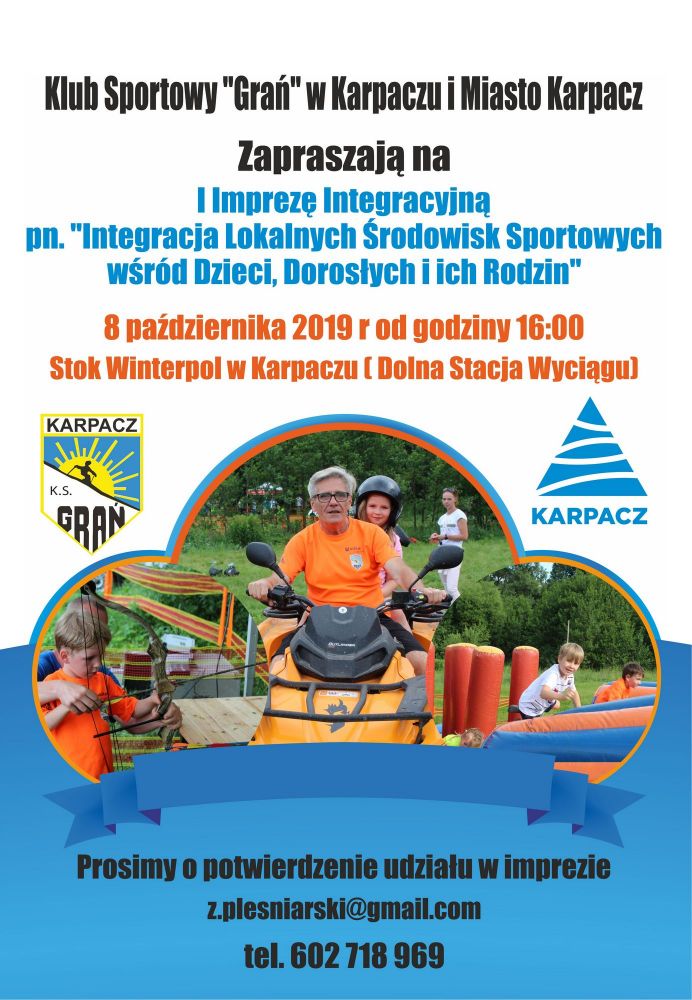 Integracja Lokalnych Środowisk Sportowych wśród dzieci, dorosłych i ich rodzin