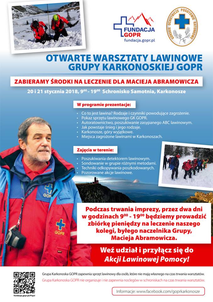 Otwarte warsztaty lawinowe Grupy Karkonoskiej GOPR