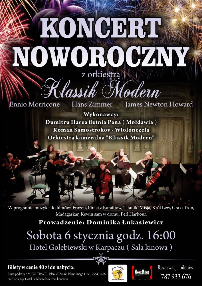 Koncert Noworoczny Orkiestry Kameralnej „Klassik Modern”
