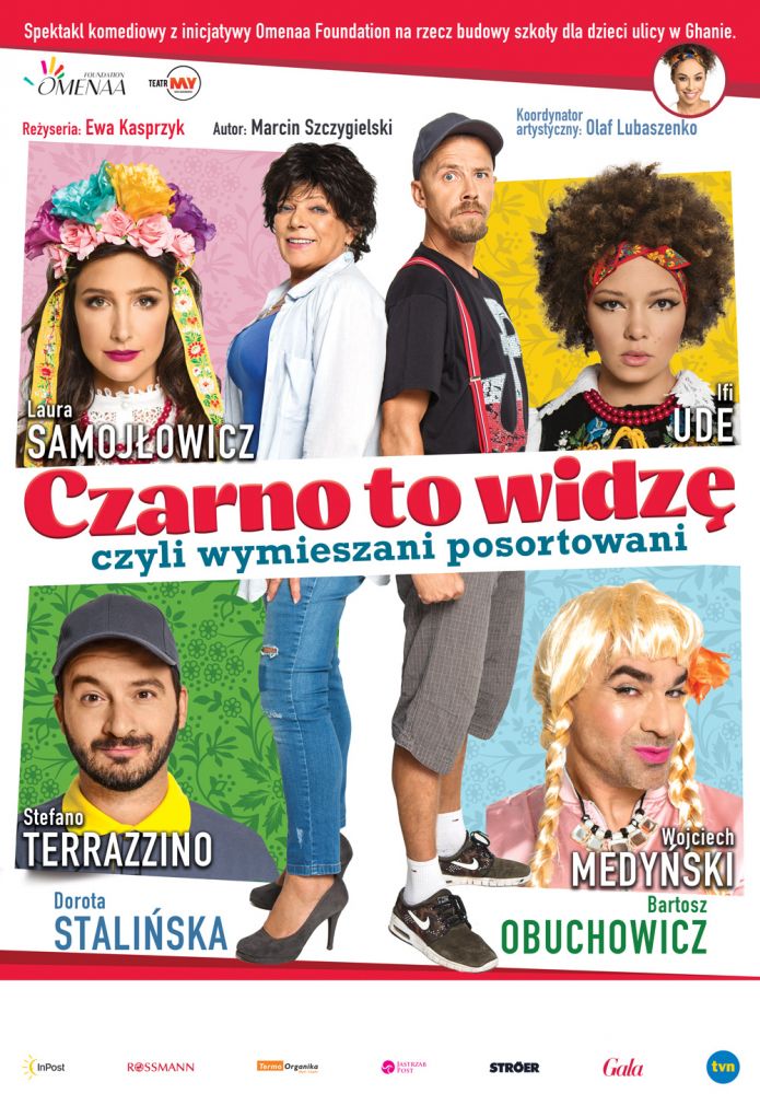 Spektakl Czarno to widzę, czyli wymieszani posortowani