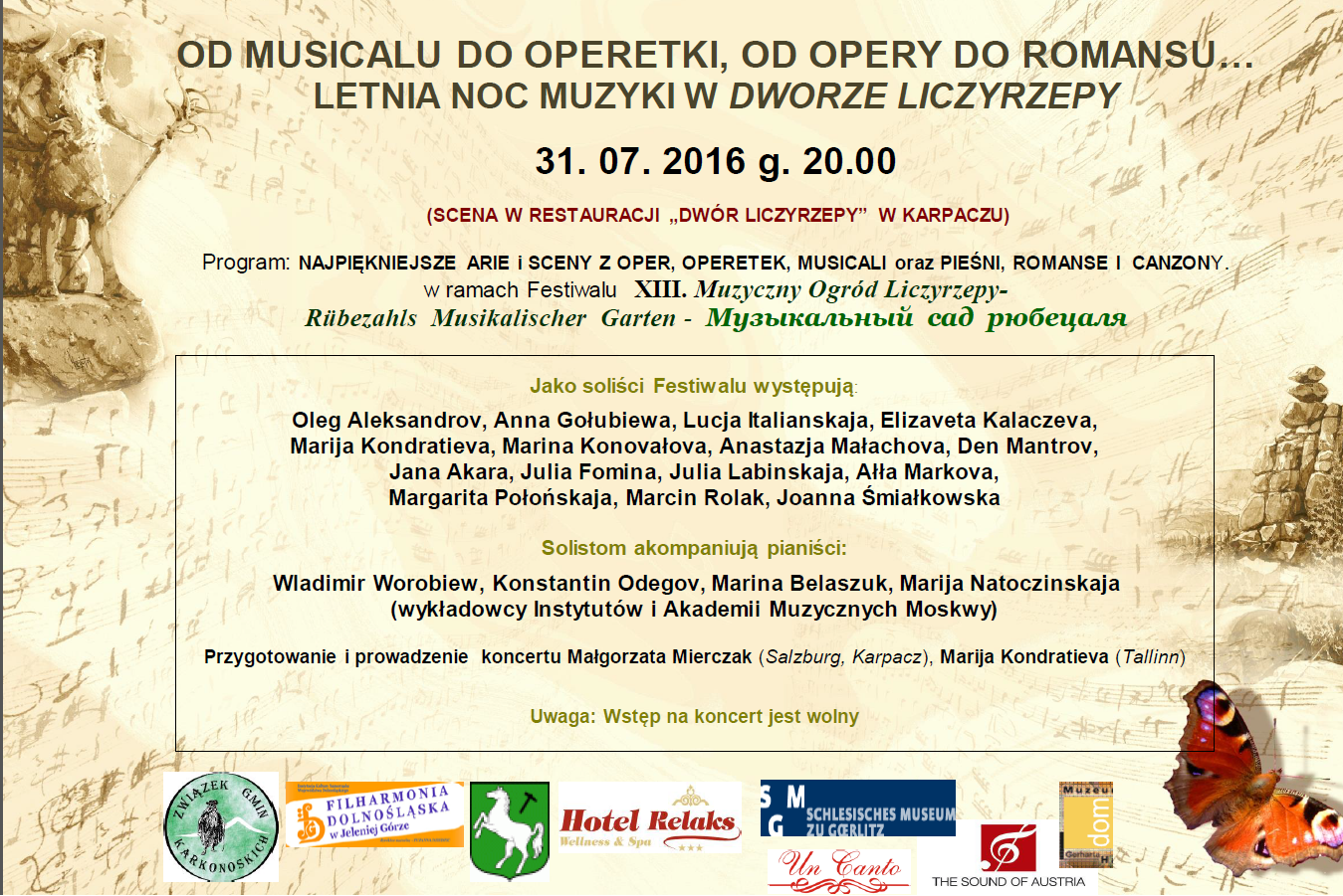 Koncert Muzyczny Ogród Liczyrzepy