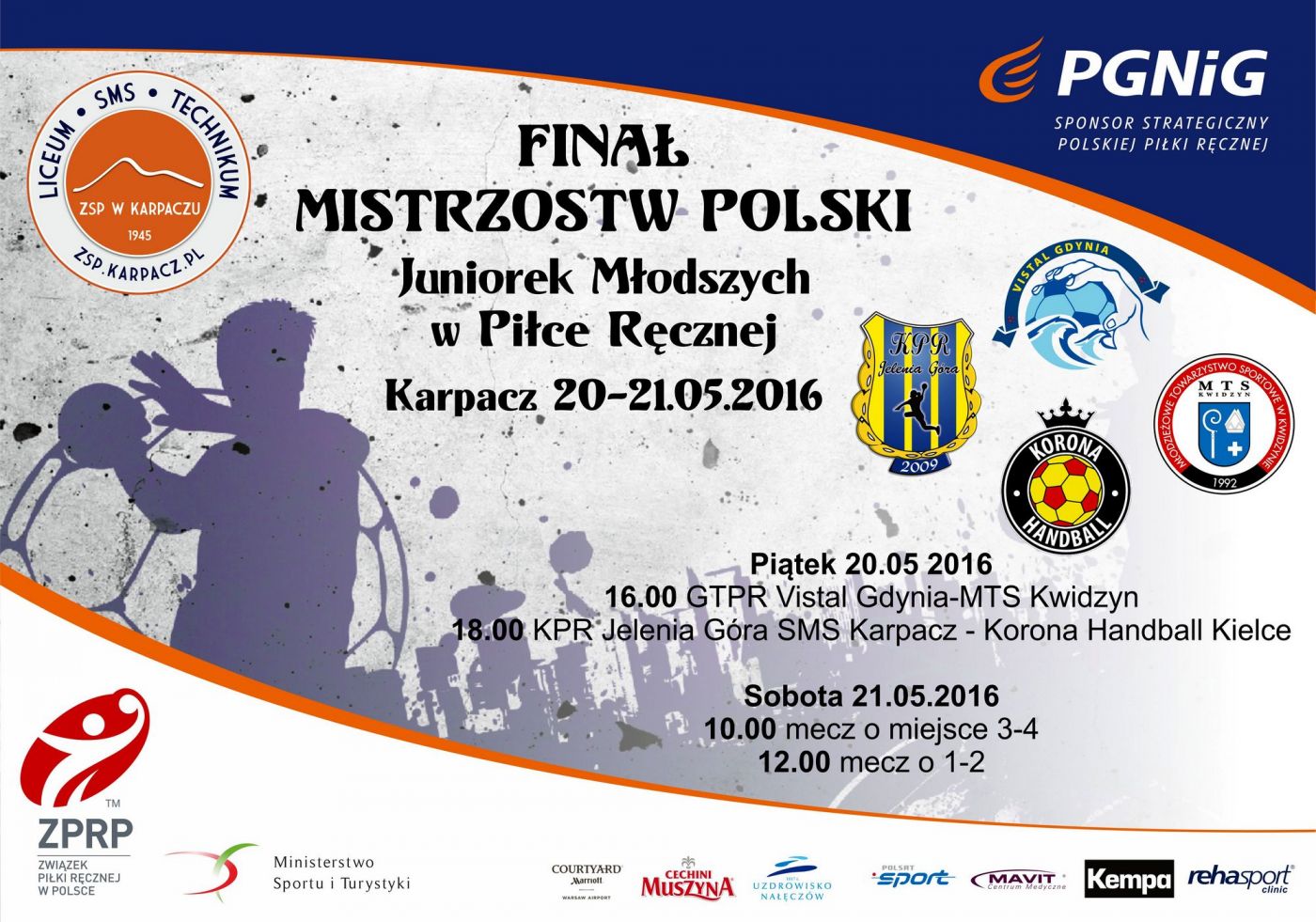 Finał Mistrzostw Polski Juniorek Młodszych w Piłce Ręcznej