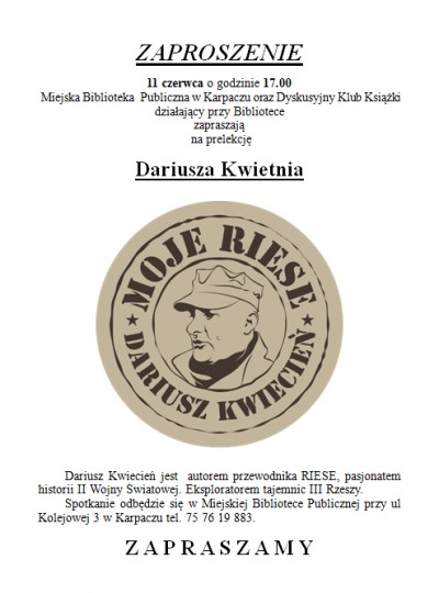 Dariusz Kwiecień- Prelekcja 