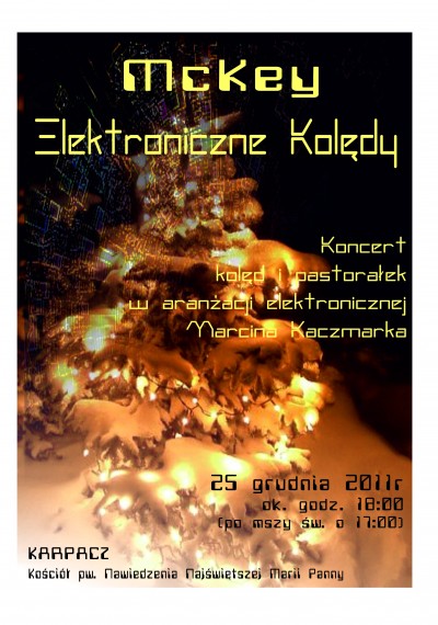 ELEKTRONICZNE KOLEDY - KONCERT KOLĘD I PASTORAŁEK 