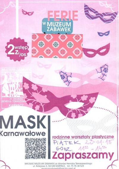 Ferie w Miejskim Muzeum Zabawek