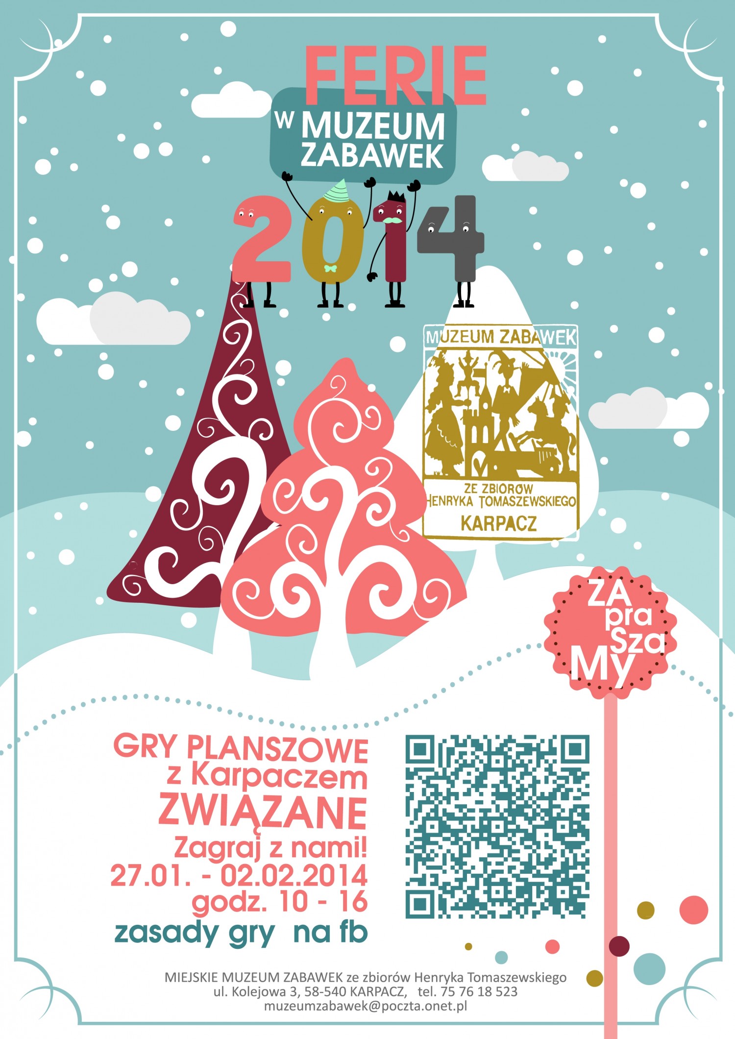 Ferie w Muzeum Zabawek 28.01. - 02.02.2014 r.