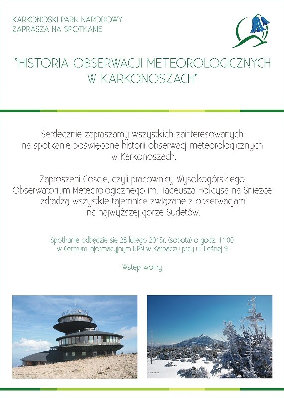 Historia obserwacji meteorologicznych w Karkonoszach 