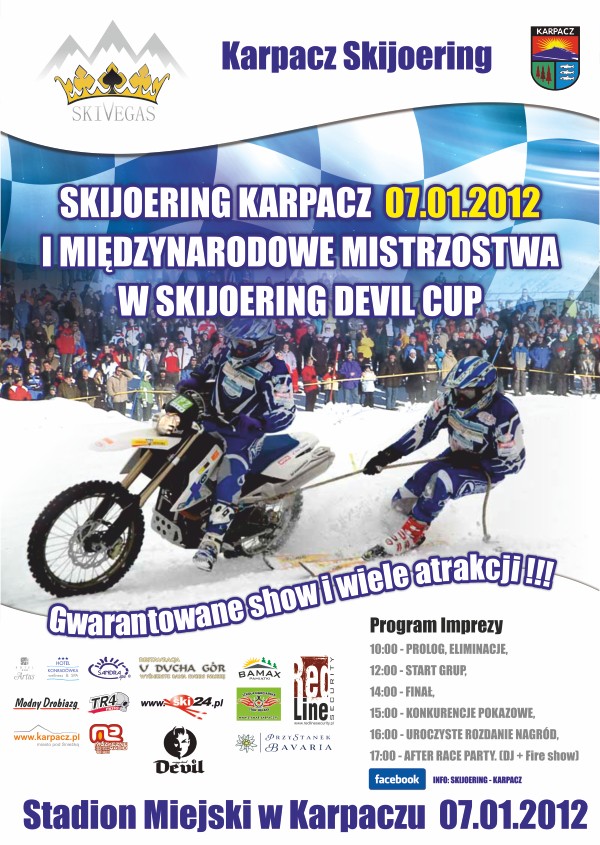 I Międzynarodowe Mistrzostwa w Skijoering Devil Cup.