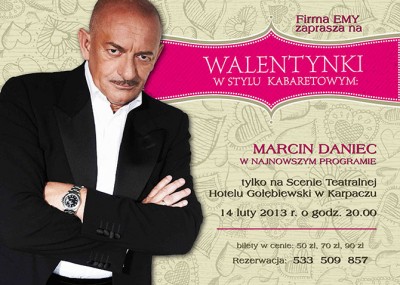 Kabaret Marcina Dańca: Walentynki w stylu kabaretowym