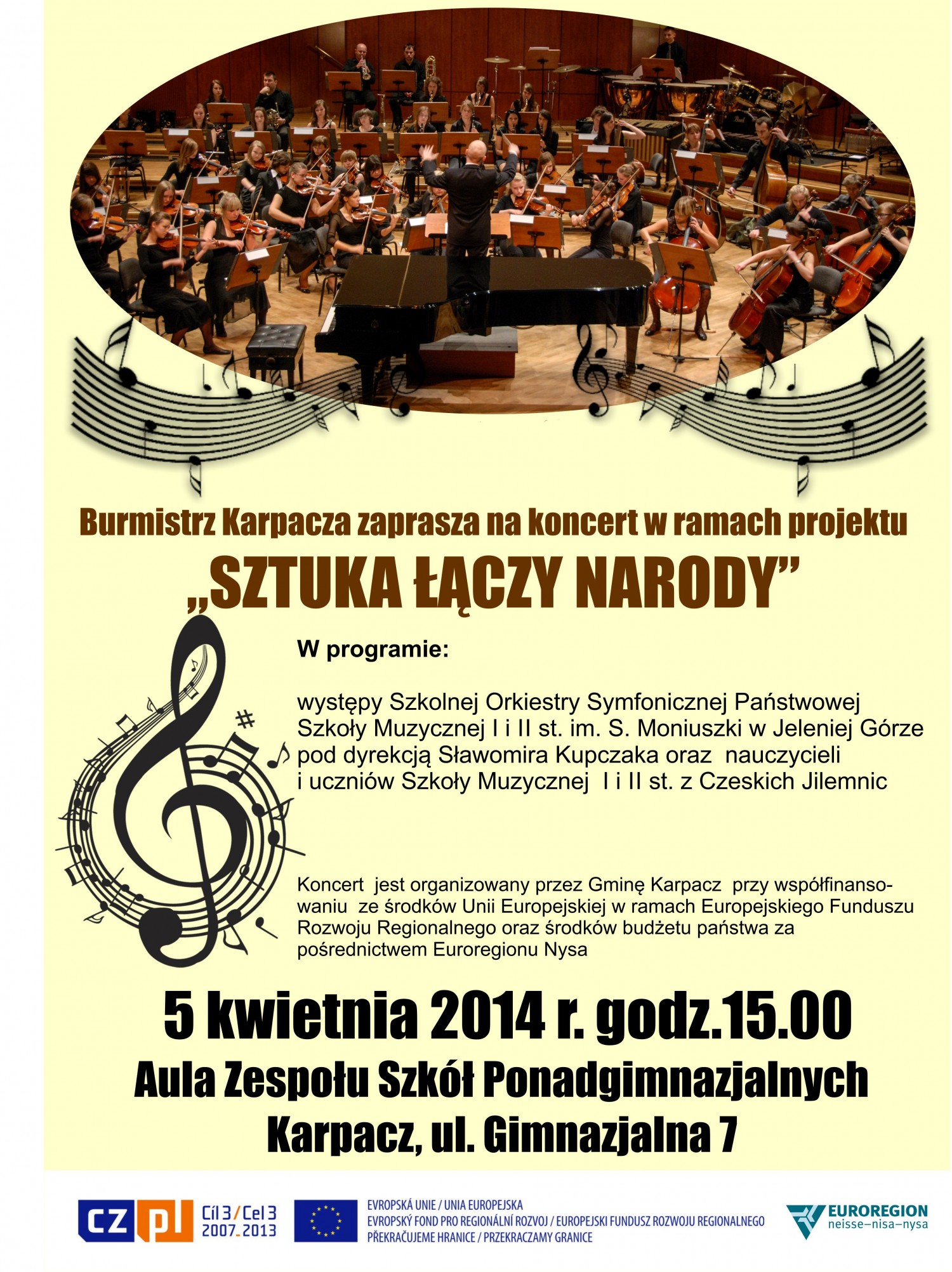  Koncert w ramach projektu „Sztuka łączy narody”