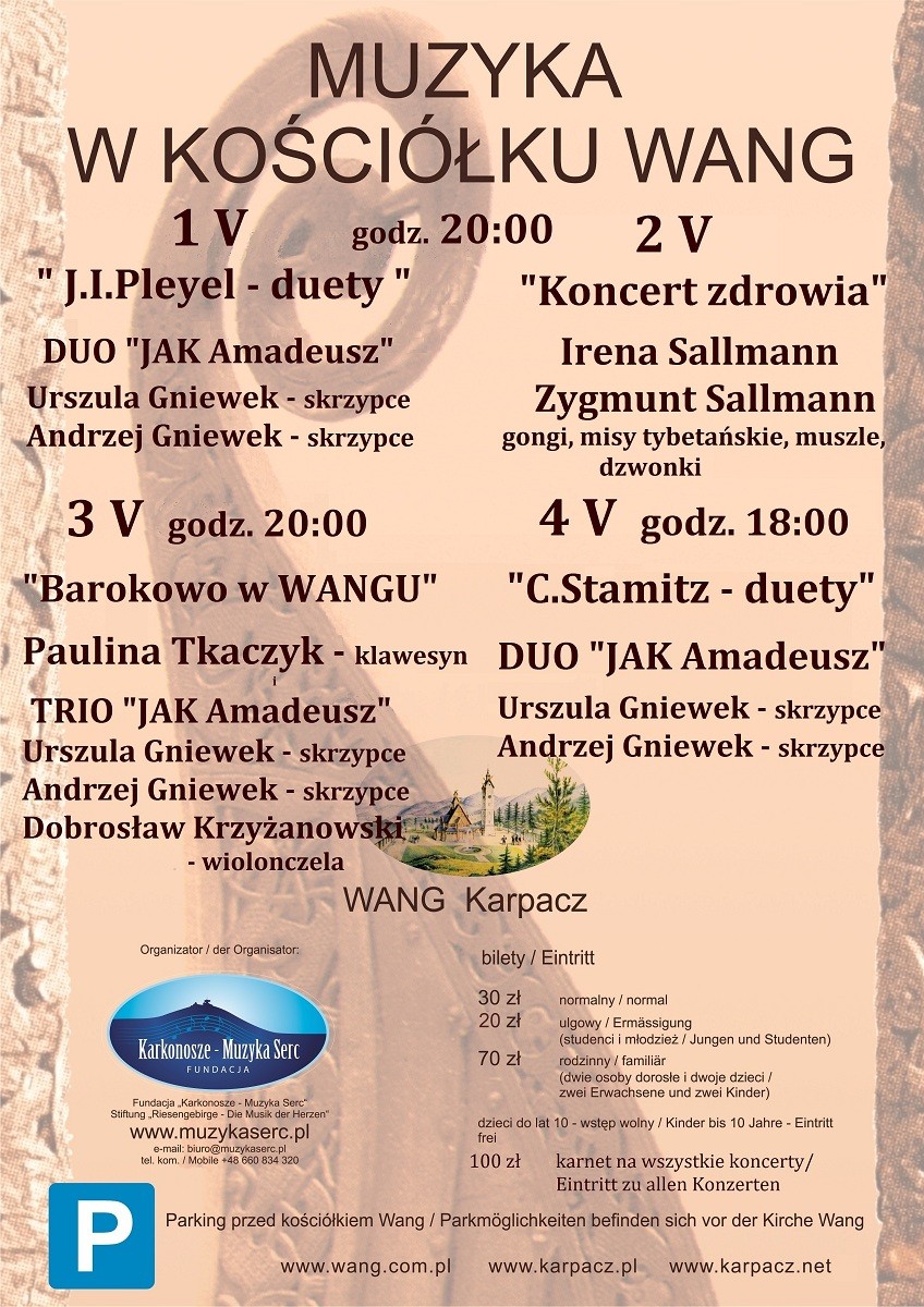 Koncert Zdrowia w Kościółku Wang
