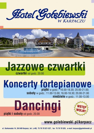 Koncerty Fortepianowe w Hotelu Gołębiewski
