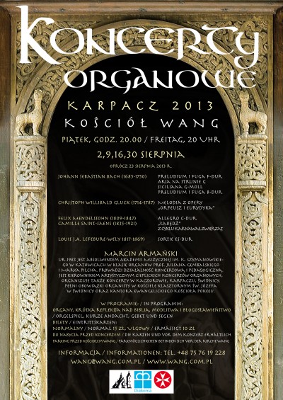 Koncerty organowe w Kościele Wang