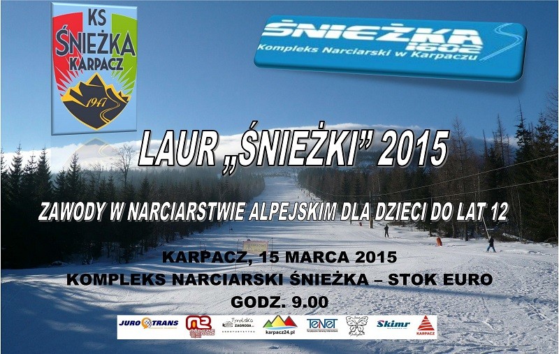  LAUR „ŚNIEŻKI” 2015 zawody w narciarstwie Alpejskim