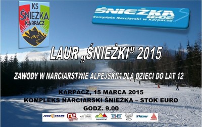  LAUR „ŚNIEŻKI” 2015 zawody w narciarstwie Alpejskim