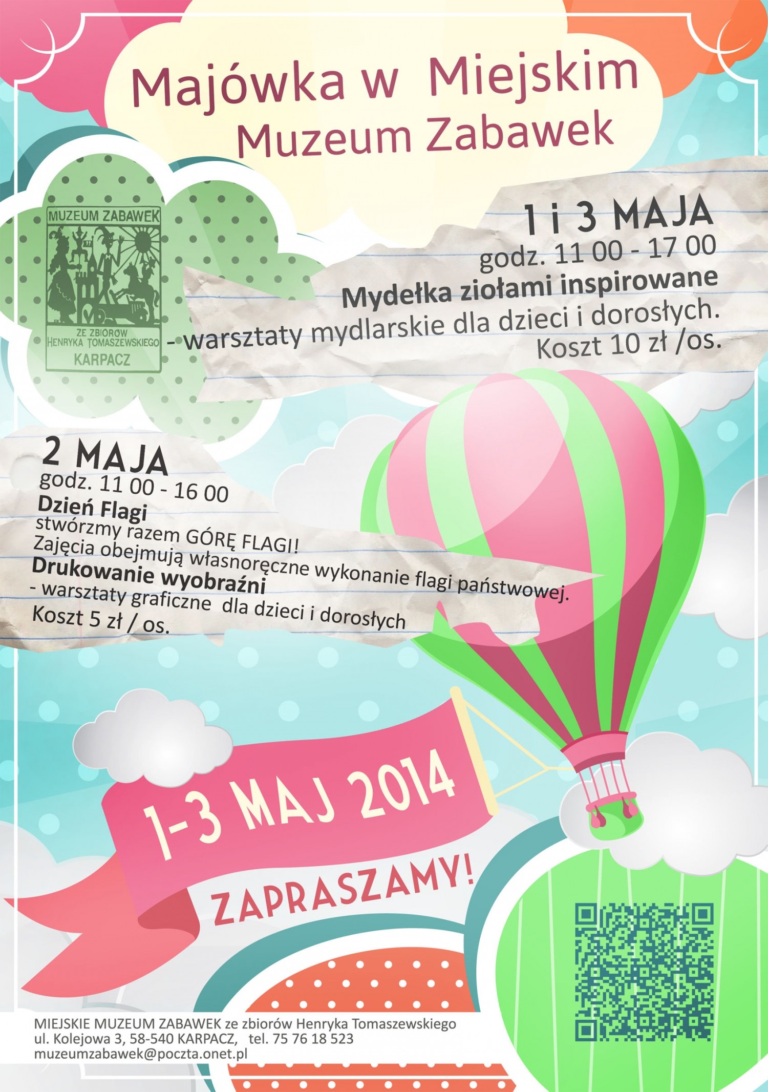 Majówka w Miejskim Muzeum Zabawek