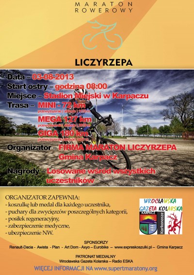  Maraton Rowerowy Liczyrzepa