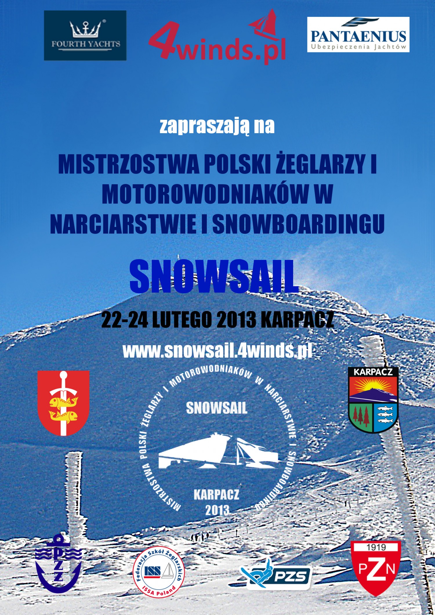  Mistrzostwa Polski Żeglarzy i Motorowodniaków w Narciarstwie i Snowboardingu Snowsail 2013 