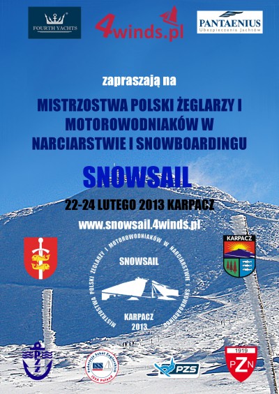  Mistrzostwa Polski Żeglarzy i Motorowodniaków w Narciarstwie i Snowboardingu Snowsail 2013 