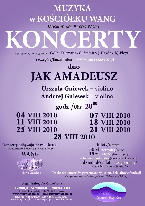 Muzyka w Kościółku Wang