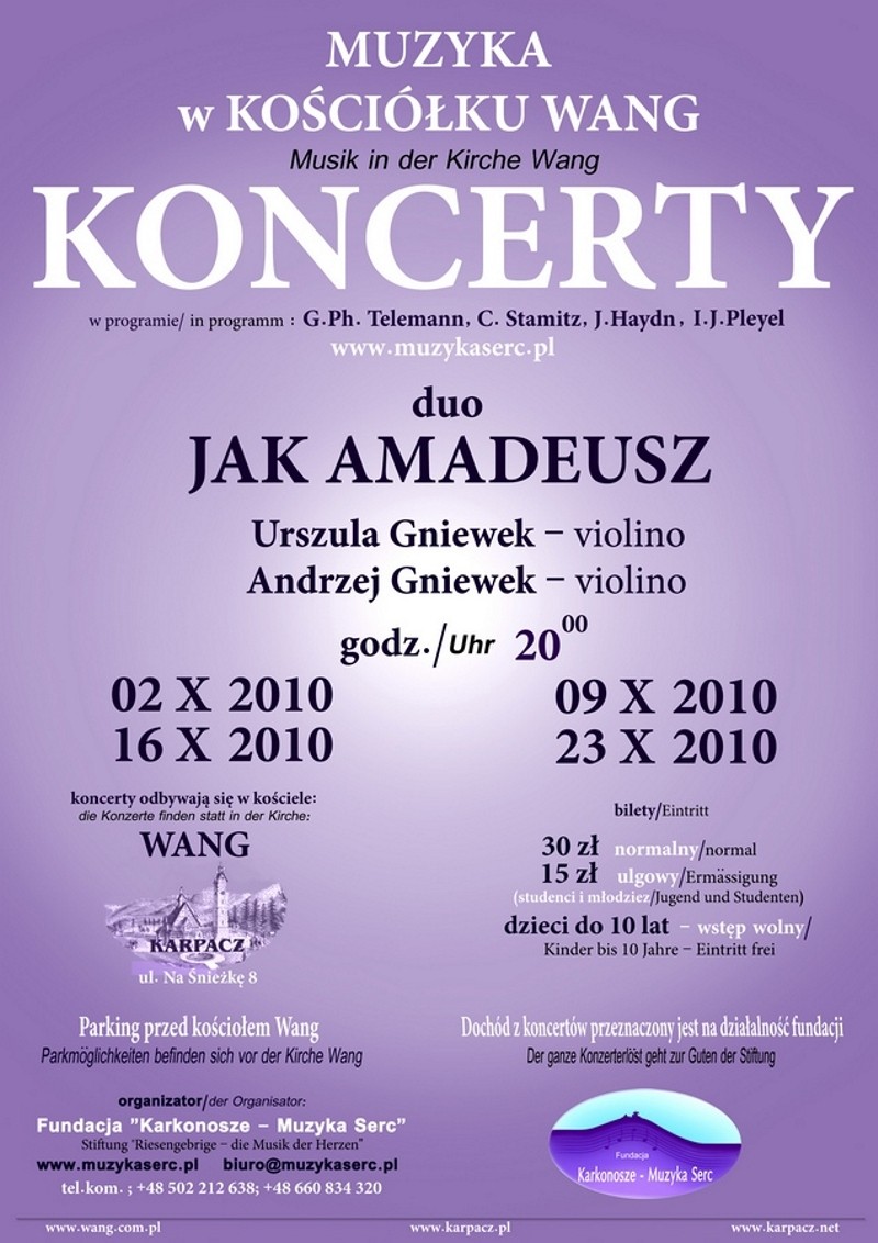 Muzyka w Kościółku Wang