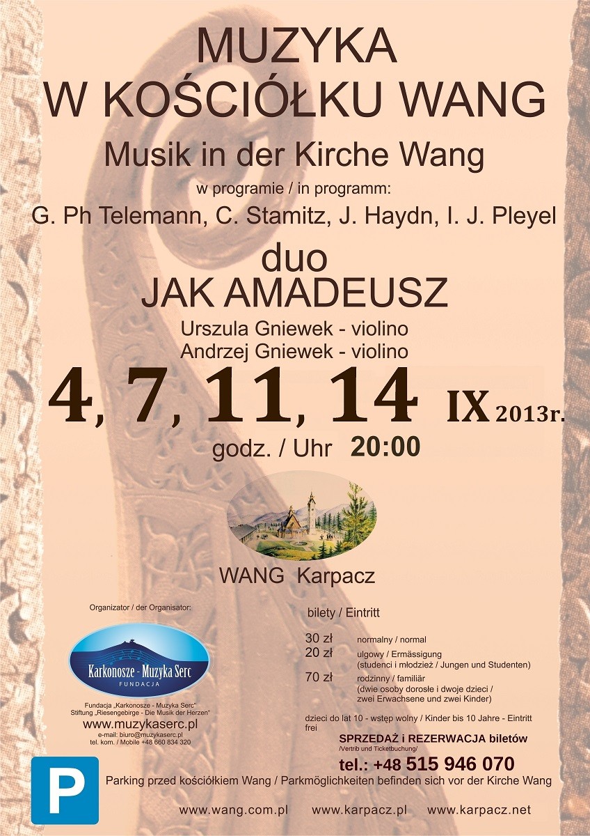 Muzyka  w Kościółku WANG