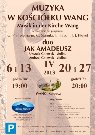 Muzyka w Kościółku Wang - Koncert Świąteczny
