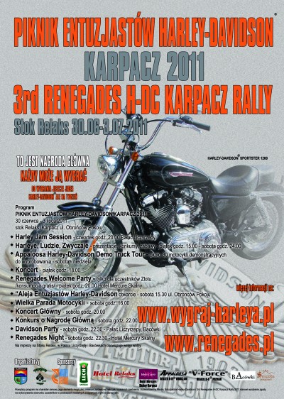 PIKNIK ENTUZJASTÓW HARLEY-DAVIDSON®Karpacz 2011 3rd Renegades H-DC Karpacz Rally