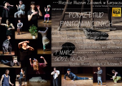 Pokaz etiud pantomimicznych 