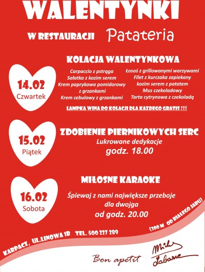 Walentynki w Pataterii
