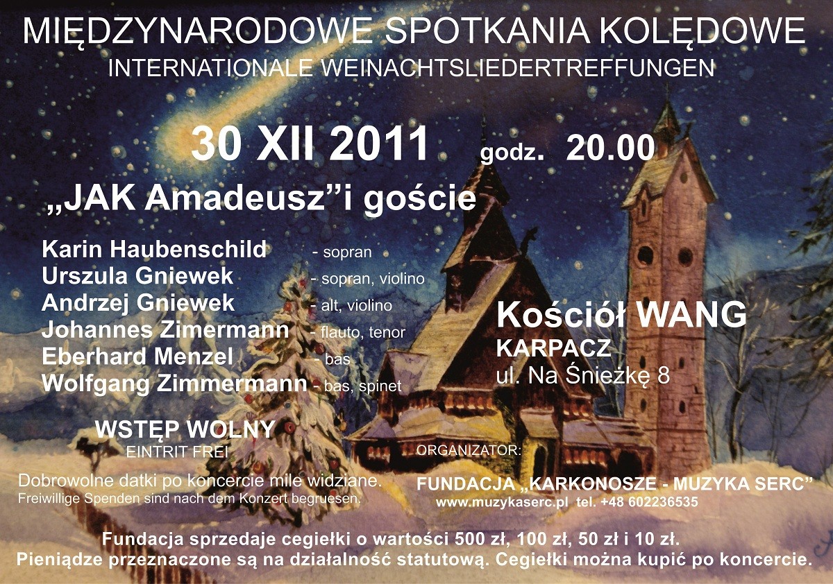 Wieczór Międzynarodowych Spotkań Kolędowych