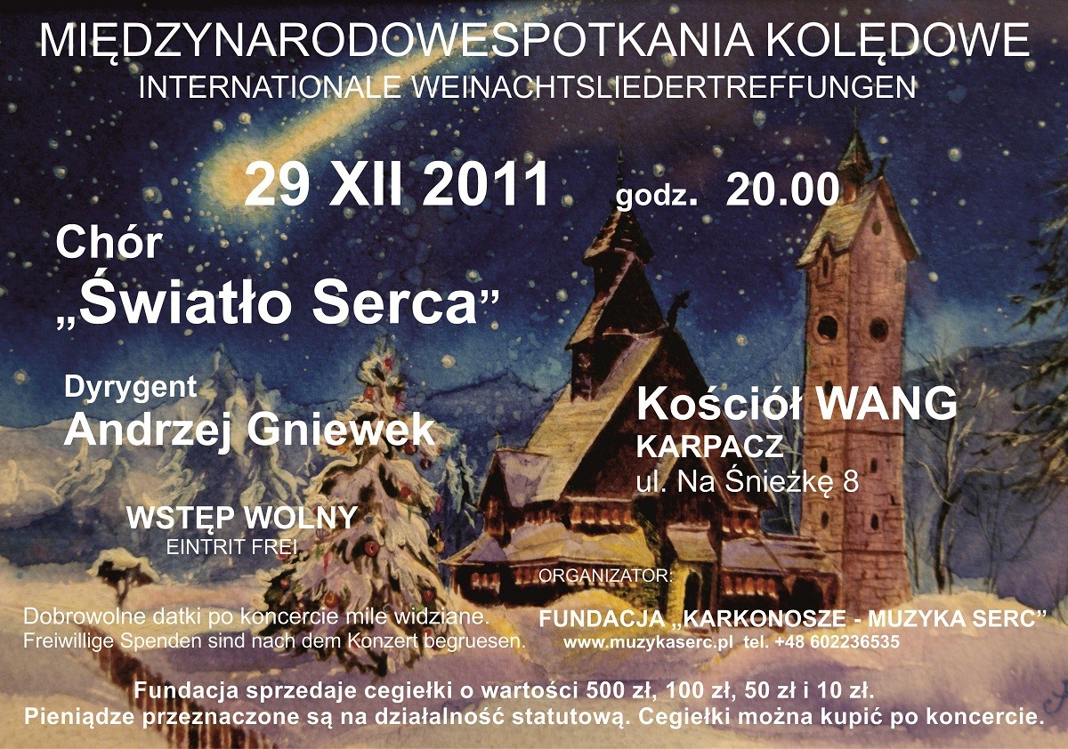 Wieczór Międzynarodowych Spotkań Kolędowych