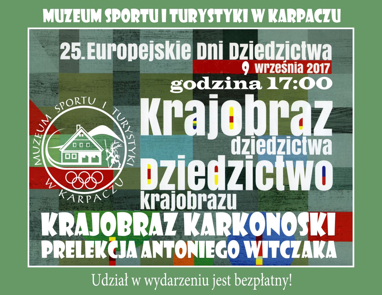 Krajobraz karkonoski - prelekcja Antoniego Witczaka w Muzeum Sportu i Turystyki w Karpaczu