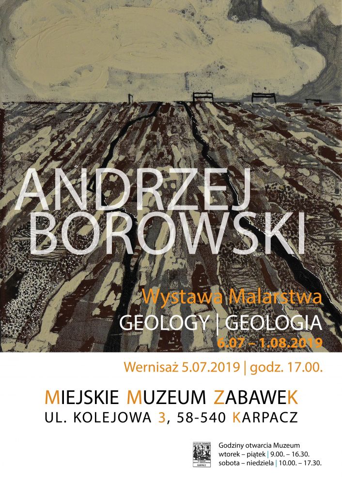 Wernisaż Andrzeja Borowskiego. Wystawa malarstwa Geologia