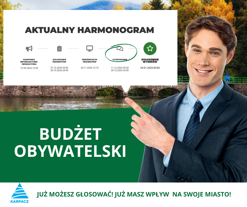 BUDŻET OBYWATELSKI - JUŻ MOŻESZ GŁOSOWAĆ!!