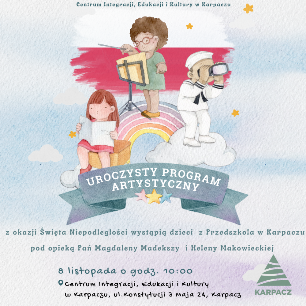 Występ Przedszkolaków z okazji Święta Niepodległości