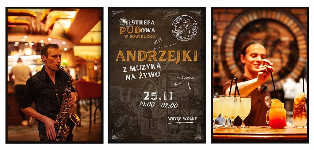 Andrzejki z muzyką na żywo w restauracji Sowiduch