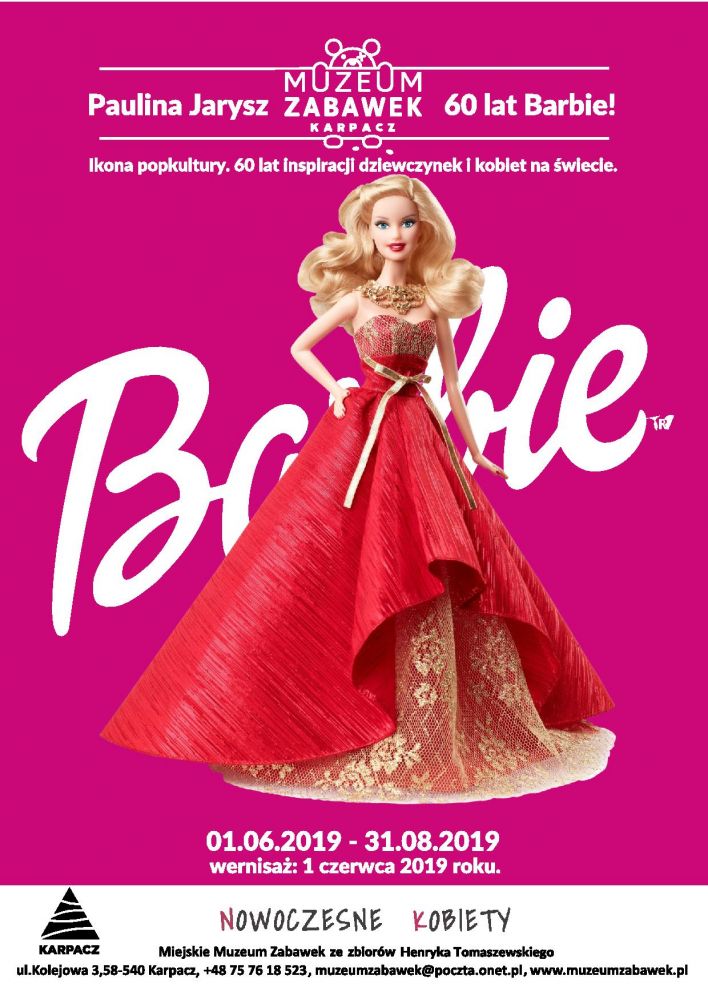 Wystawa Barbie - ikona popkultury. 60 lat inspiracji dziewczynek i kobiet na świecie
