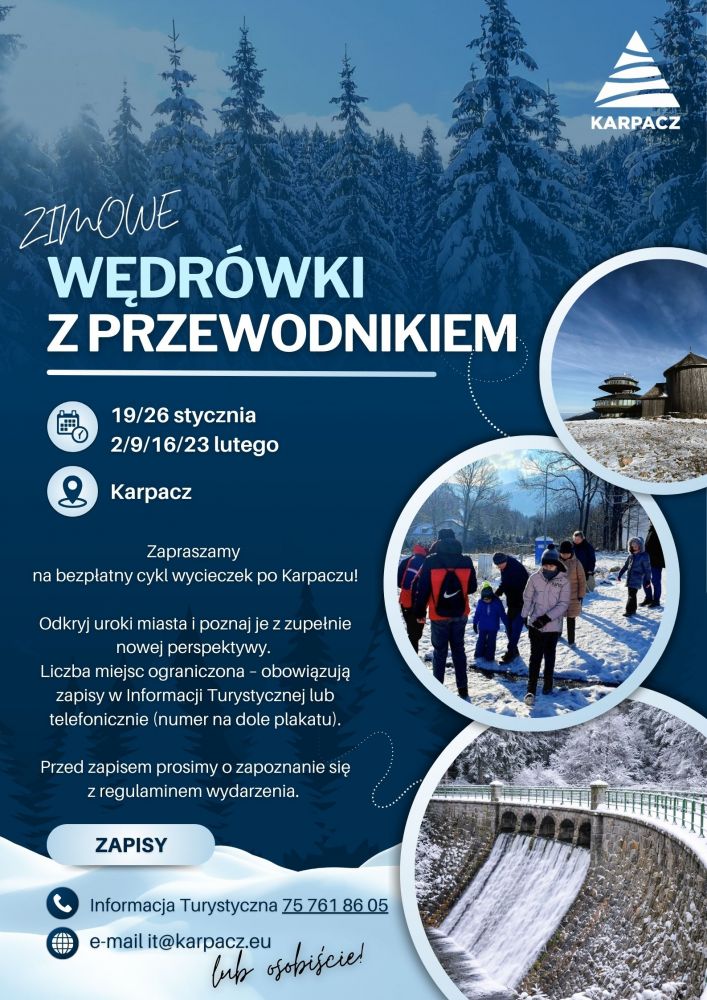 Zimowe wędrówki z przewodnikiem