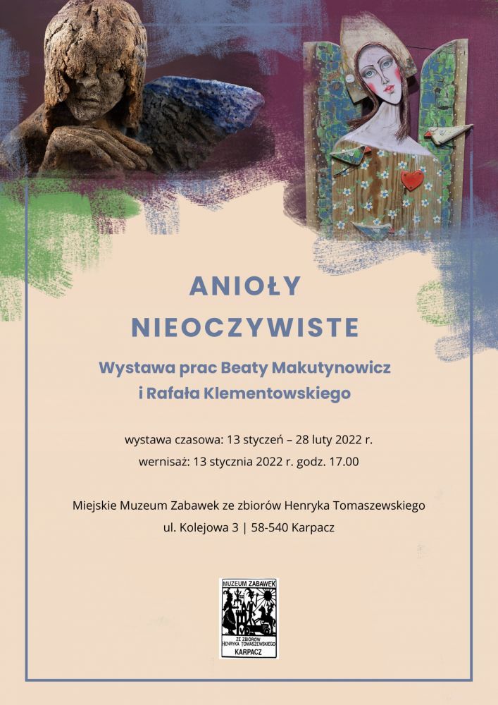 Wernisaż ANIOŁY NIEOCZYWISTE - wystawa prac Beaty Makutynowicz i Rafała Klementowskiego