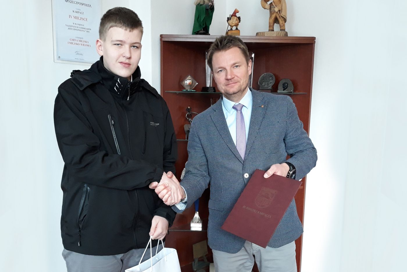 Bohaterska postawa młodego mieszkańca Karpacza